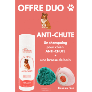Shampooing anti-chute pour chien