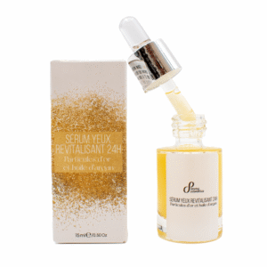 Sérum revitalisant contour des yeux à la poudre d'or