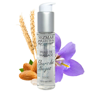 Huile de massage Fleurs des neiges 100% naturelle